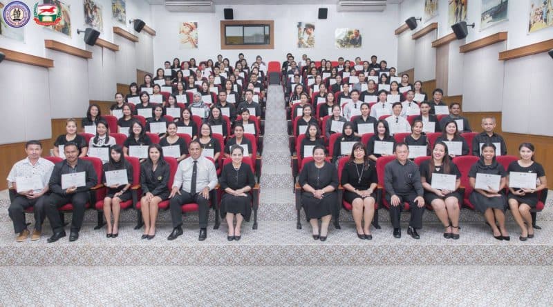 บรรยากาศการมอบวุฒิบัตร การสอนนักเรียนทำโครงงาน วันที่ 14-15 พฤศจิกายน